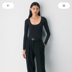 Aritzia Babaton Contour Scoopneck Longsleeve